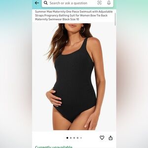Maternity bathing suit